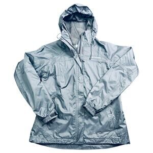 Columbia Windbreaker, Blue/Grey, Men's Size Large